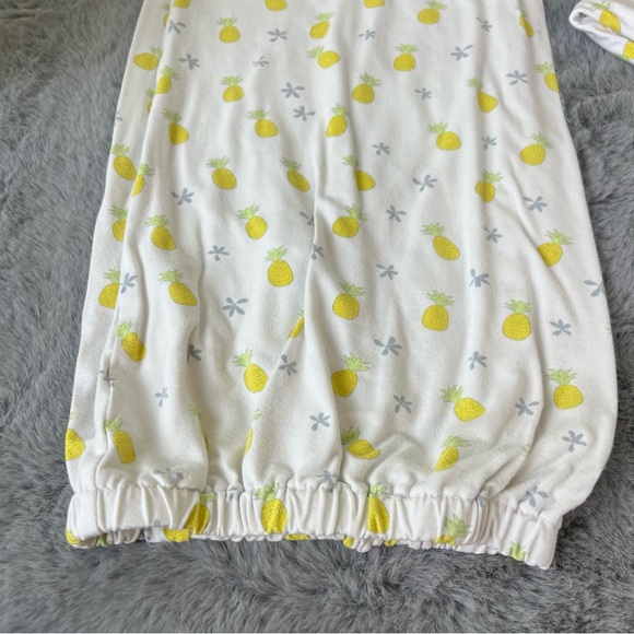 Coco Moon Hawaii Bamboo Pineapple Print Gown and Hat - 0-3M - Picture 5 of 8